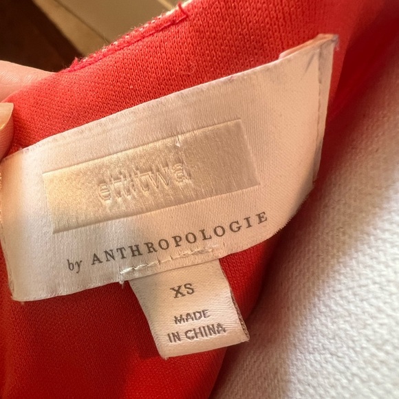 Ett:Twa Anthropologie Red  and White Striped Jumpsuit Size XS 100% Linen - Picture 11 of 11